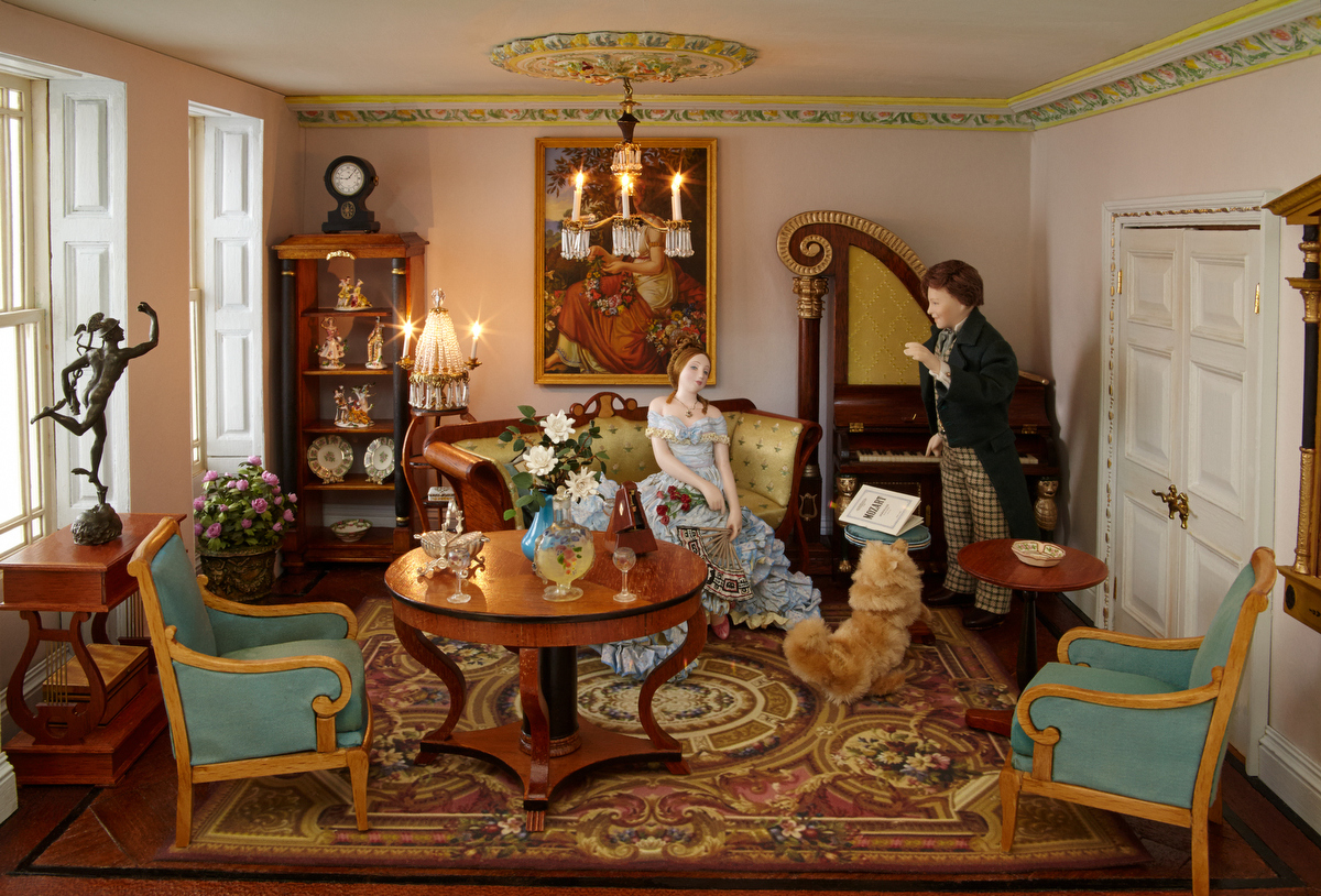 0053 Biedermeier salon